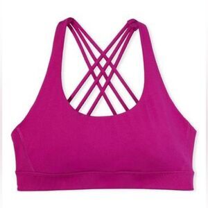 Victoria’s Secret Essentials Strappy Padded / Removable Padding Sports bra Pink